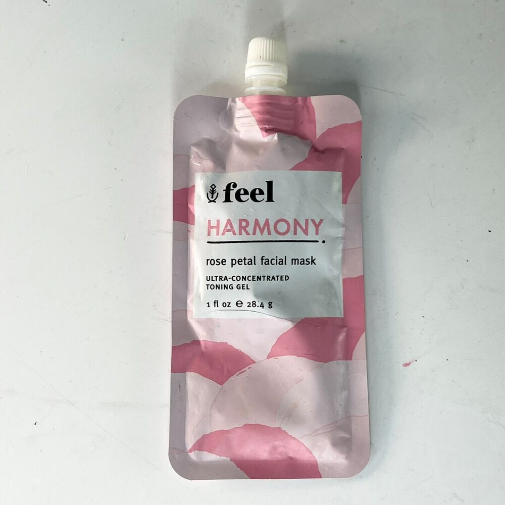 Feel Harmony Rose Petal Facial Mask Concentrate Toning Gel 1ct 1oz 28.4g New